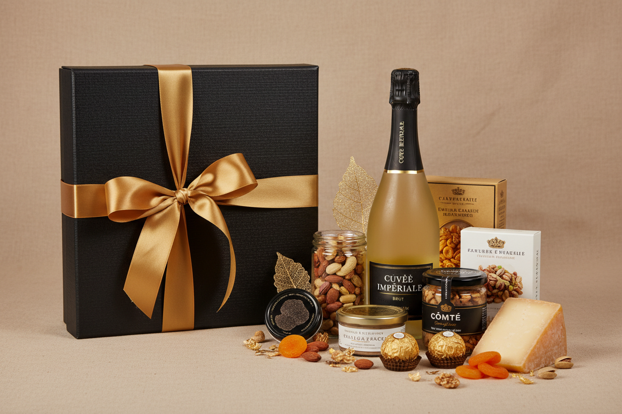 Coffret L'Essentiel - Champagne F Dubois et gourmandises